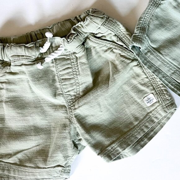 H&M 6 Piece Shorts Bundle, Green/Blue/Grey, 18 months - Picture 6 of 14
